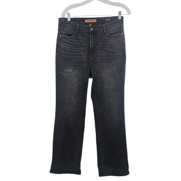 Judy Blue Denim - Judy Blue High Waist Straight Leg Dark Wash Jeans Size 13/31 JB88646